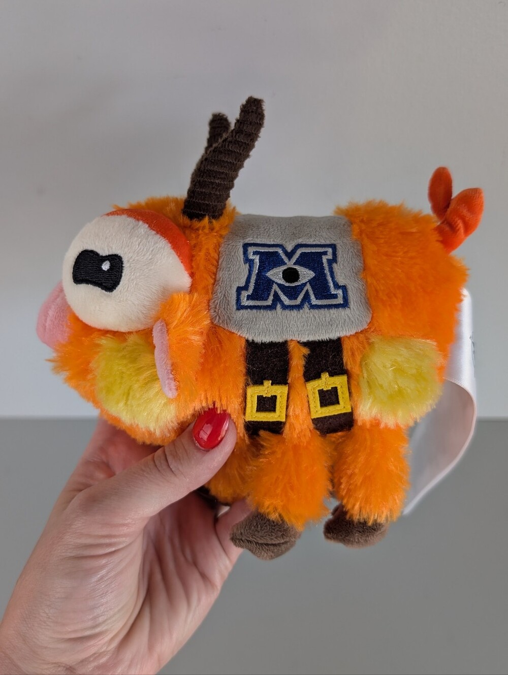 Disney Store Monsters University Archie the Scare Pig, Pixar Orange Plush Toy - Picture 10 of 14